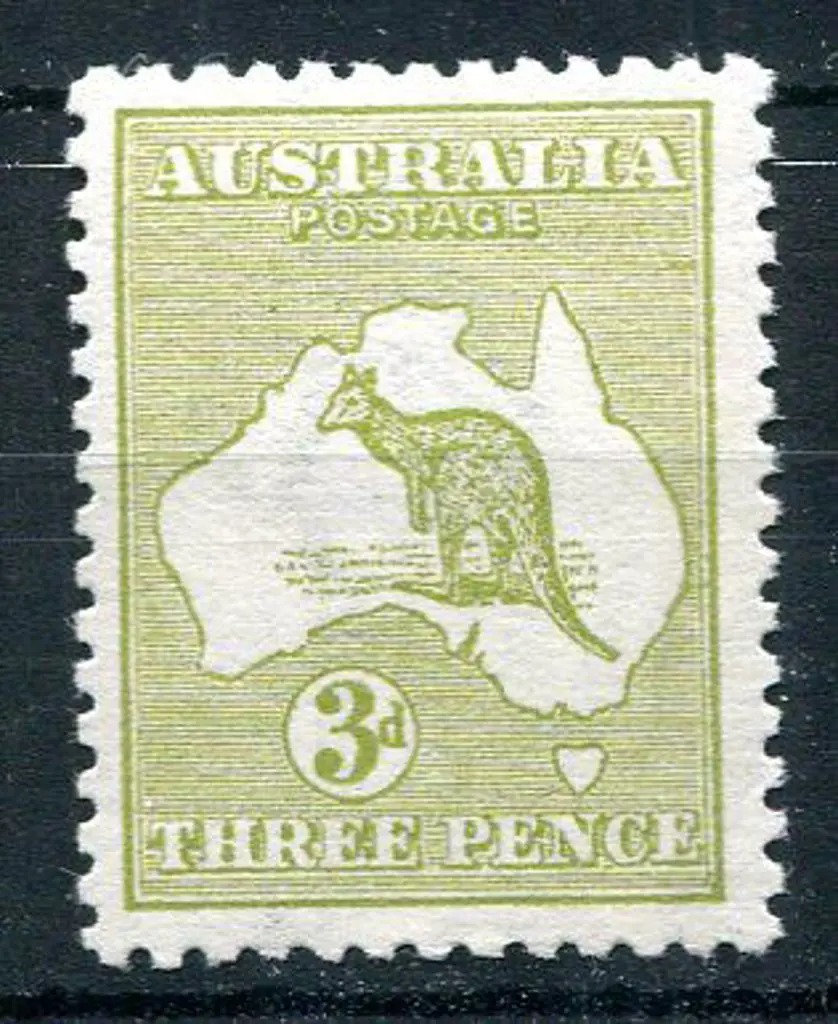 1913 1st Watermark 3d olive, Die I with inverted ... Image 1++