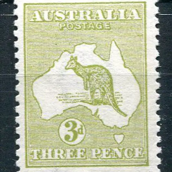 1913 1st Watermark 3d olive, Die I with inverted ...