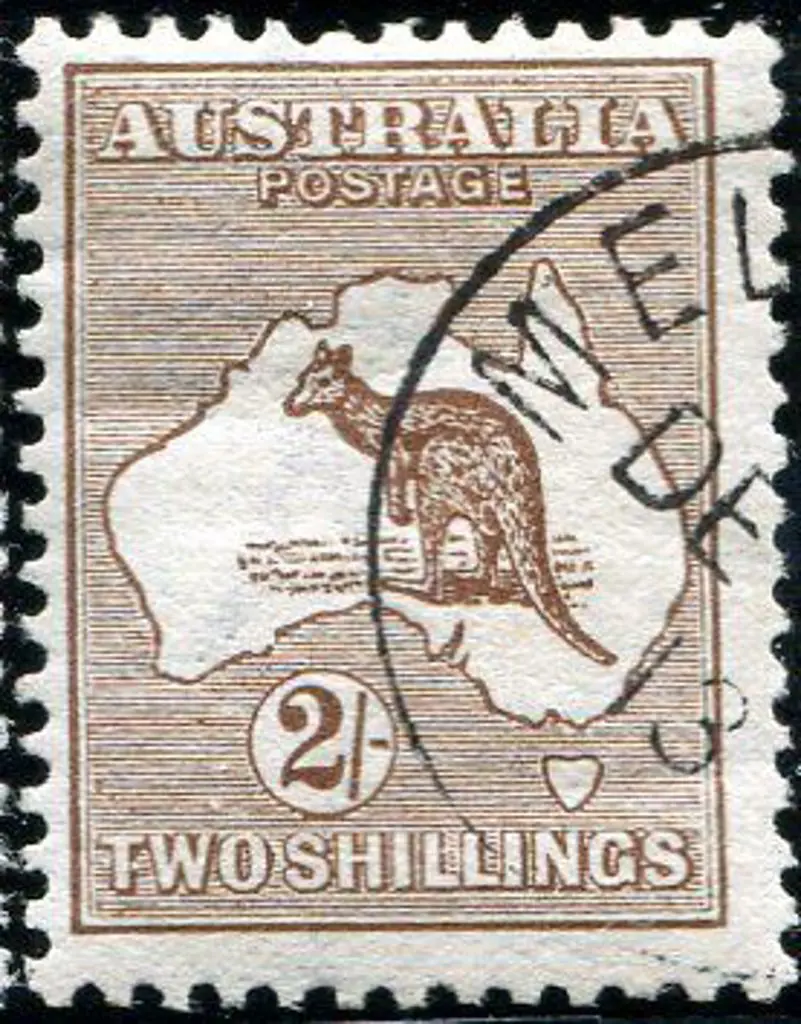 1913 1st Watermark 2/- brown. CTO with gum & crisp ... Image 1++