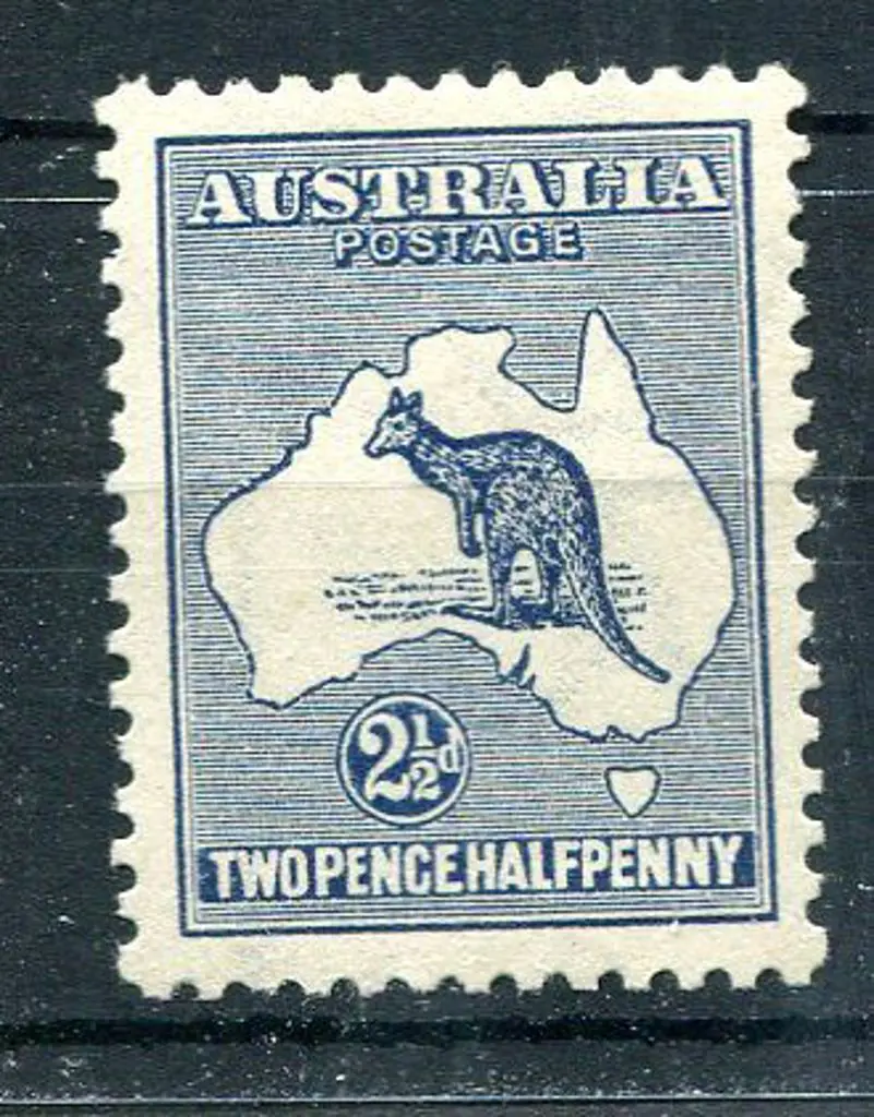 1915 2nd Watermark 2½d bluish-indigo. Fine MLH ... Image 1++