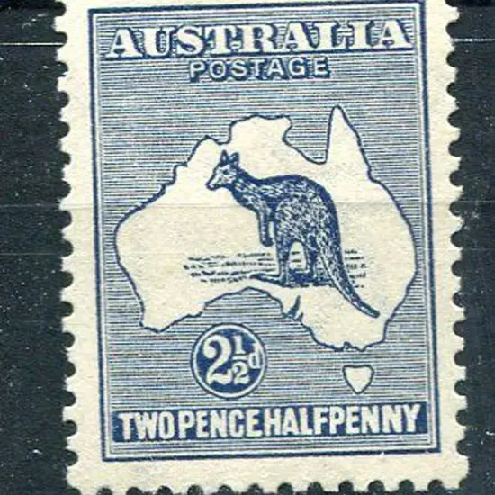 1915 2nd Watermark 2½d bluish-indigo. Fine MLH ...