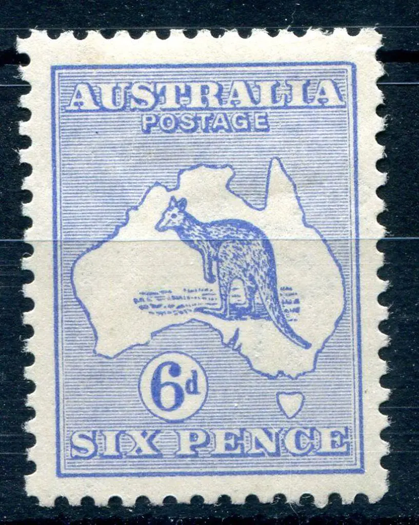 1915 2nd Watermark 6d ultramarine. MLH with good ... Image 1++