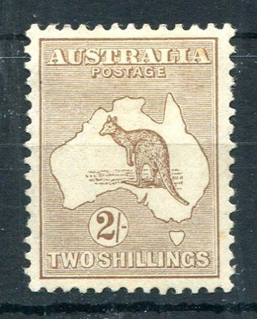 1915 2nd Watermark 2/- light brown. Couple ... Image 1++