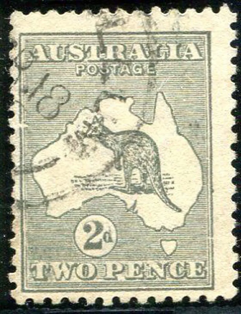1915/28 3rd Watermark 2d grey with substitute ... Image 1++