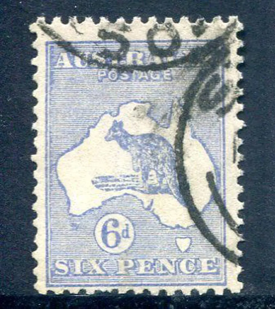 1915/28 3rd Watermark 6d dull grey blue, Die II, ... Image 1++