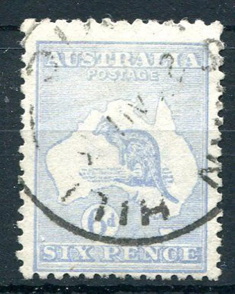 1915/28 3rd Watermark 6d pale ultramarine with ... Image 1++