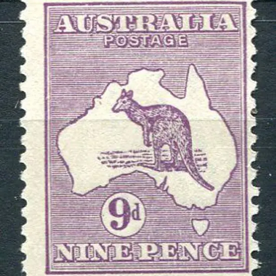 1915/28 3rd Watermark 9d violet, Die IIB with ...