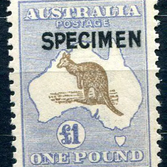 1915/28 3rd Watermark £1 light brown & pale blue ...