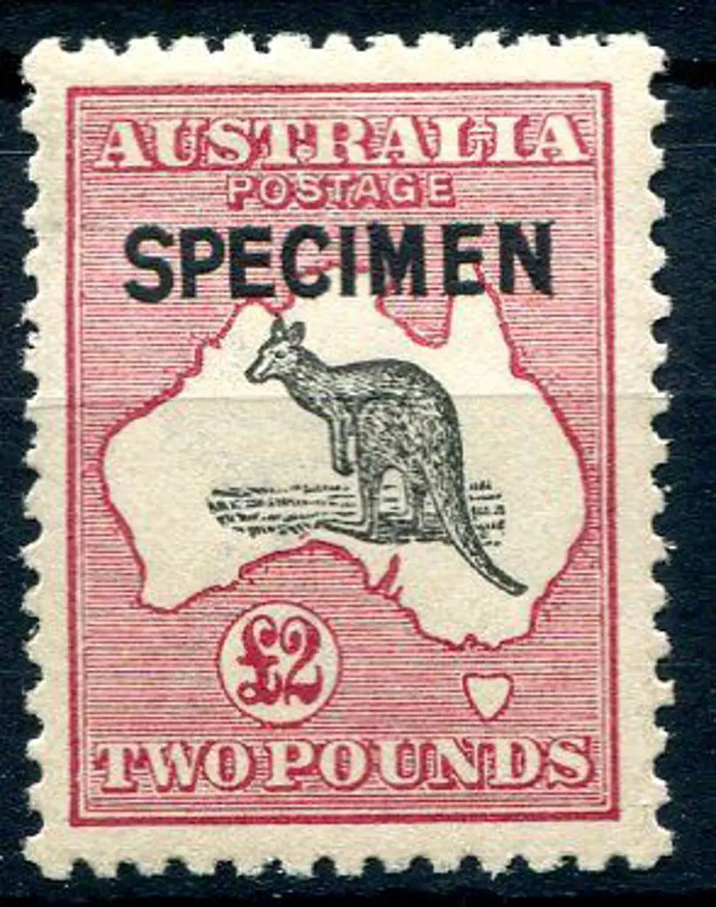 1915/28 3rd Watermark £2 grey black & crimson ... Image 1++