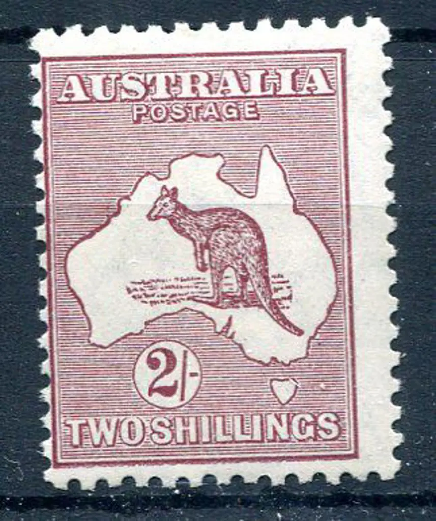 1929/30 Small Multiple Watermark 2/- maroon with ... Image 1++