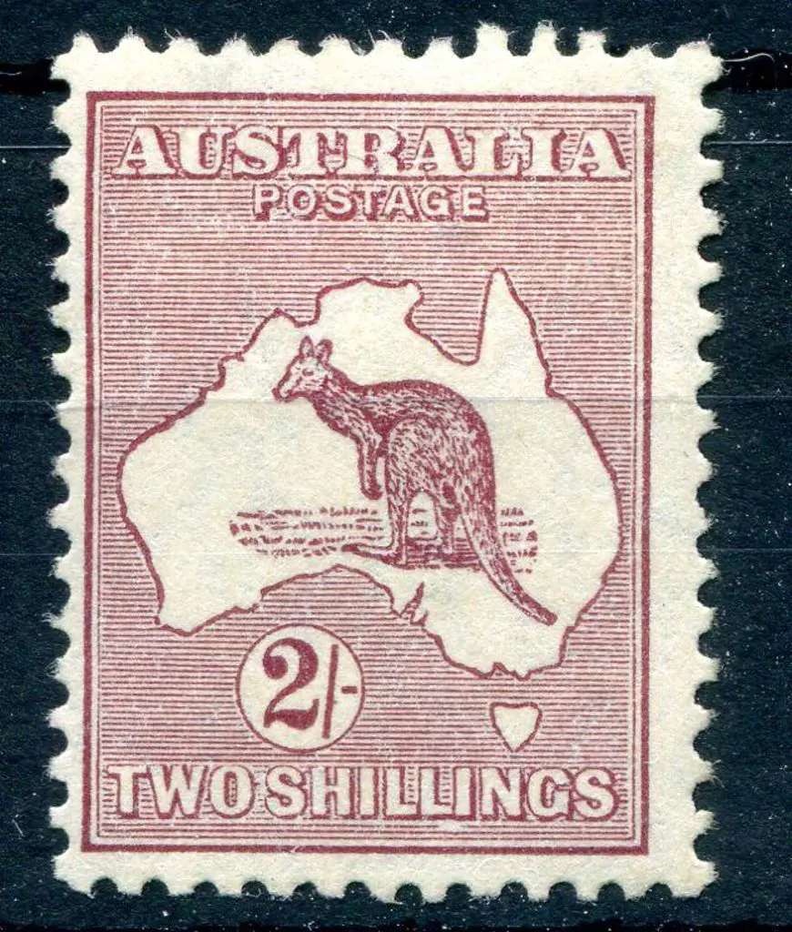 1929/30 Small Multiple Watermark 2/- maroon with ... Image 1++