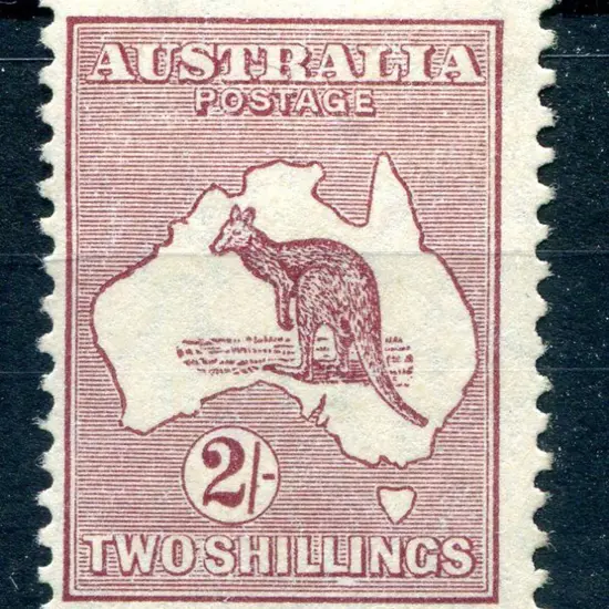 1929/30 Small Multiple Watermark 2/- maroon with ...