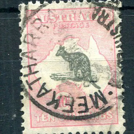 1929/30 Small Multiple Watermark 10/- grey & pale ...