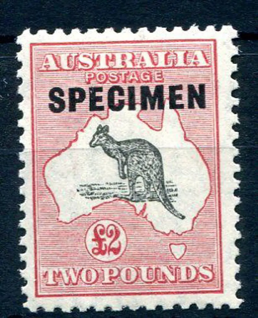 1929/30 Small Multiple Watermark £2 grey & rose ... Image 1++