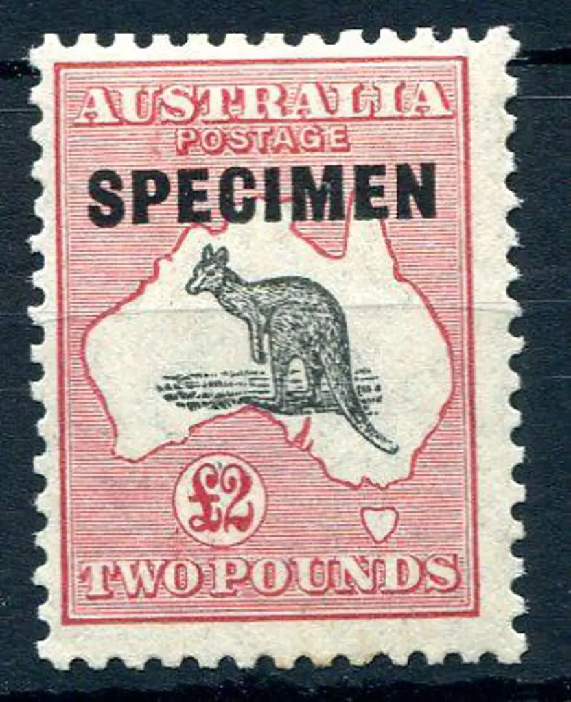 1929/30 Small Multiple Watermark £2 grey & rose ... Image 1++