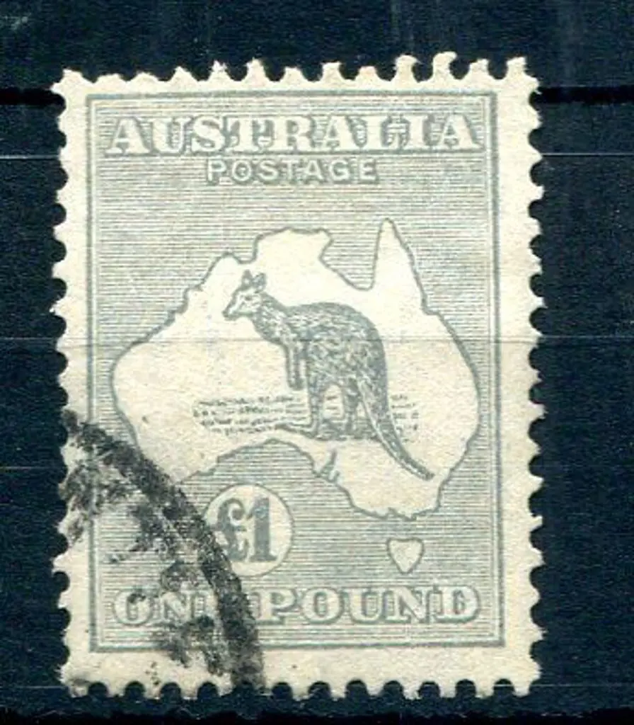 1931-47 CofA Watermark £1 grey. F/U with bold ... Image 1++