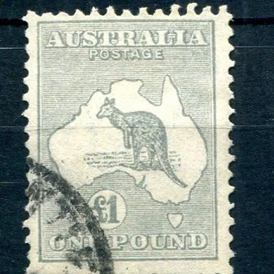 1931-47 CofA Watermark £1 grey. F/U with bold ...
