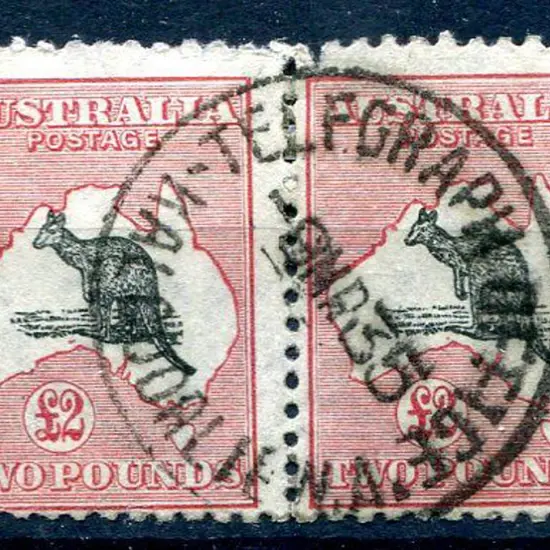 1931-47 CofA Watermark £2 grey-black & ...