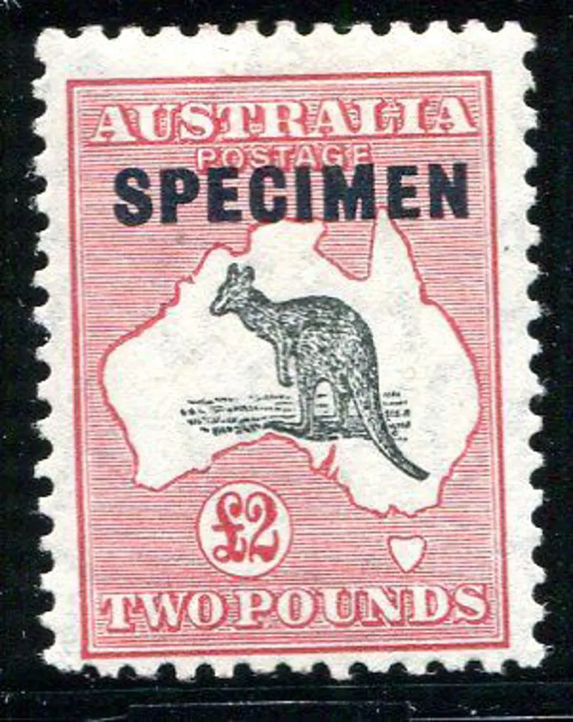 1931-47 CofA Watermark £2 grey black & rose ... Image 1++