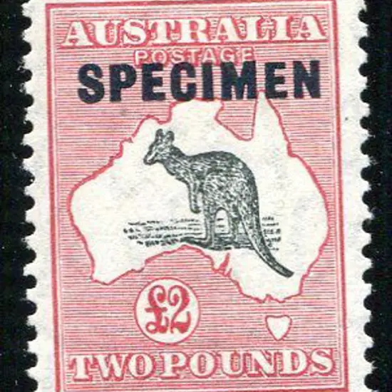 1931-47 CofA Watermark £2 grey black & rose ...
