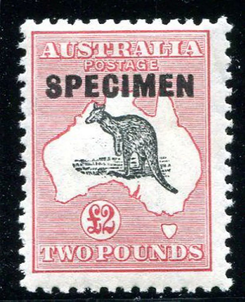 1931-47 CofA Watermark £2 grey black & rose ... Image 1++
