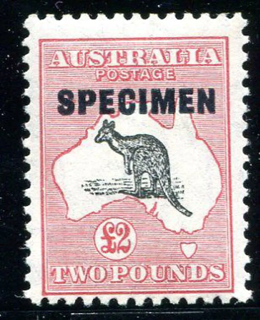 1931-47 CofA Watermark £2 grey black & rose ... Image 1++