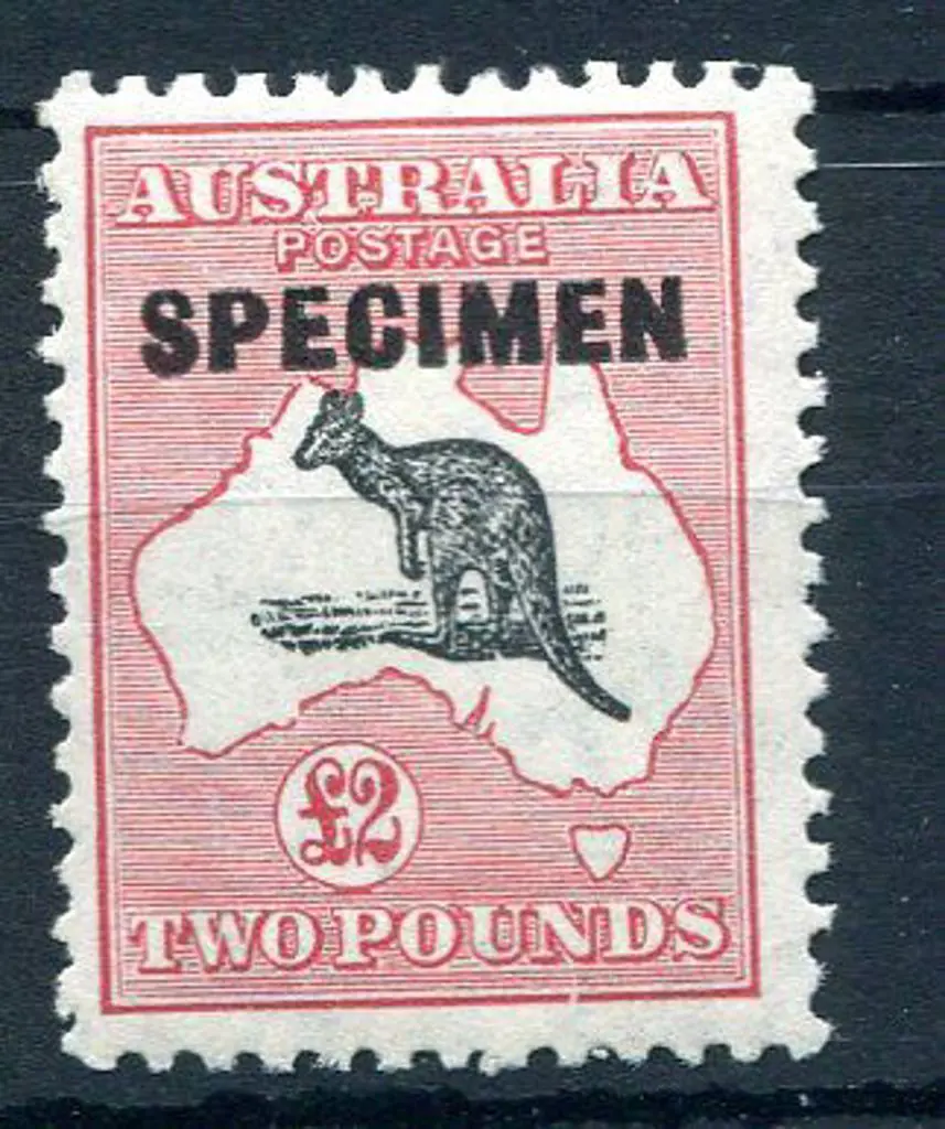 1931-47 CofA Watermark £2 grey black & rose ... Image 1++