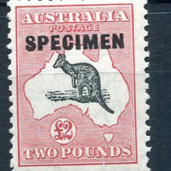 1931-47 CofA Watermark £2 grey black & rose ...