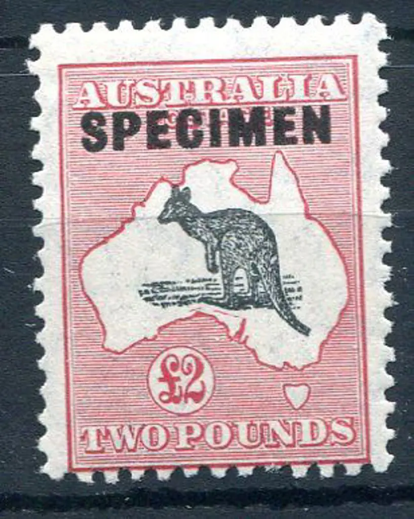 1931-47 CofA Watermark £2 grey black & rose ... Image 1++
