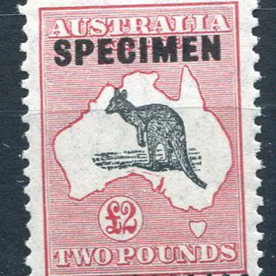 1931-47 CofA Watermark £2 grey black & rose ...