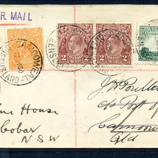 1914-20 Single Watermark ½d orange KGV with "white ...