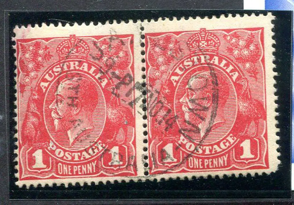 1914-20 Single Watermark 1d carmine red Die I & II ... Image 1++
