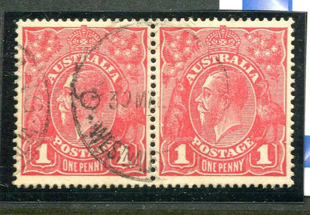 1914-20 Single Watermark 1d dull red, Die II, G16 ... Image 1++