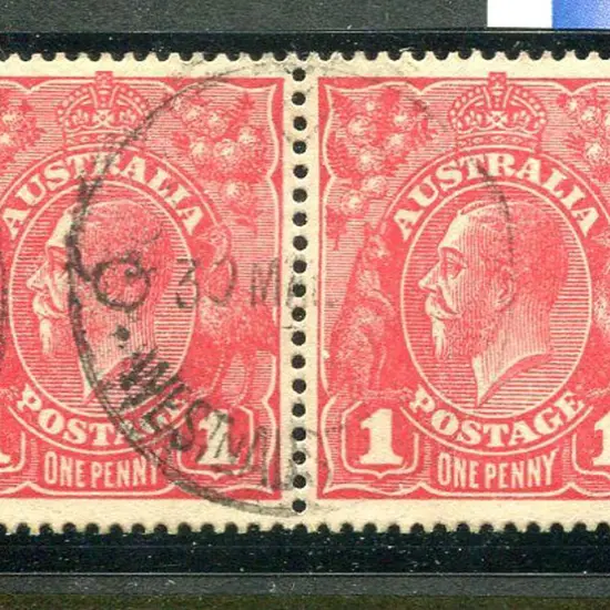 1914-20 Single Watermark 1d dull red, Die II, G16 ...
