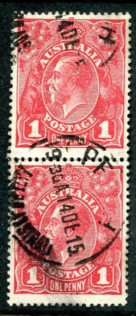 1914-20 Single Watermark 1d dull red, Die II, G16 ... Image 1++