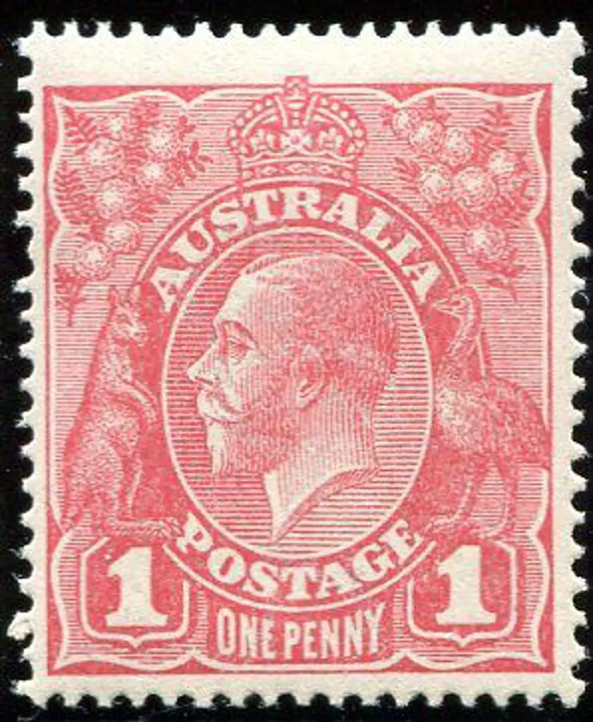 1914-20 Single Watermark 1d salmon, G26. Fresh ... Image 1++