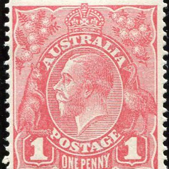1914-20 Single Watermark 1d salmon, G26. Fresh ...