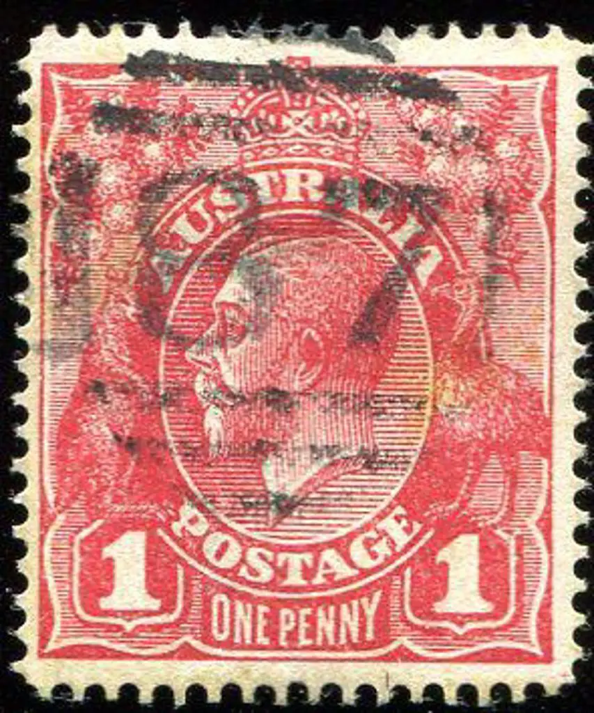 1914-20 Single Watermark 1d carmine red, single ... Image 1++