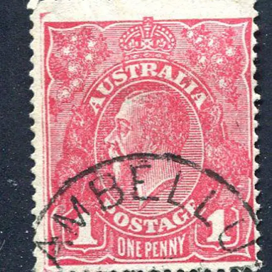 1914-20 Single Watermark 1d lilac rose, G70½. Fine ...