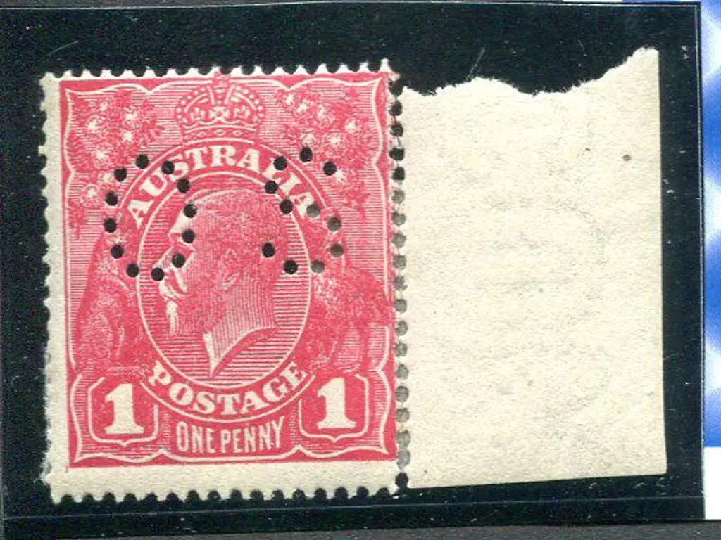 1914-20 Single Watermark 1d plum on rough paper, ... Image 1++