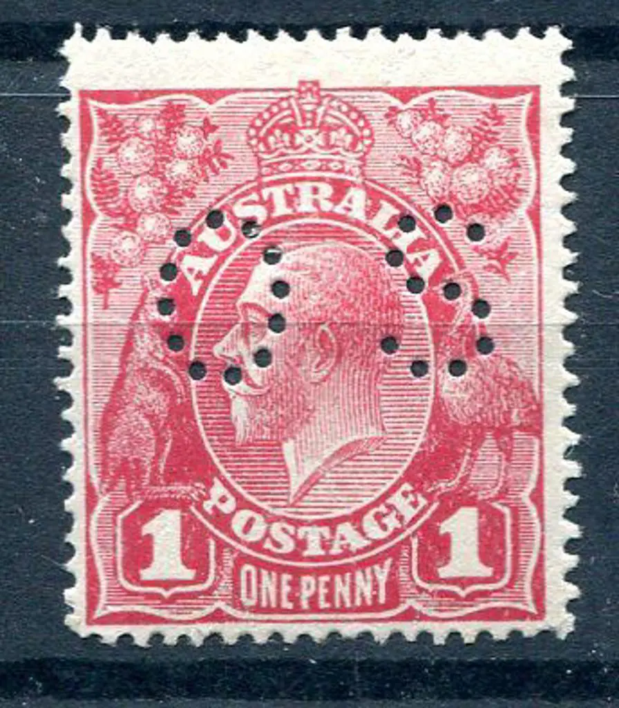 1914-20 Single Watermark 1d pale carmine dry ink ... Image 1++