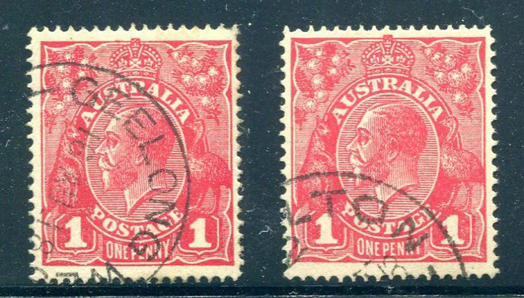 1914-20 Single Watermark 1d red, Die III G110 ... Image 1++