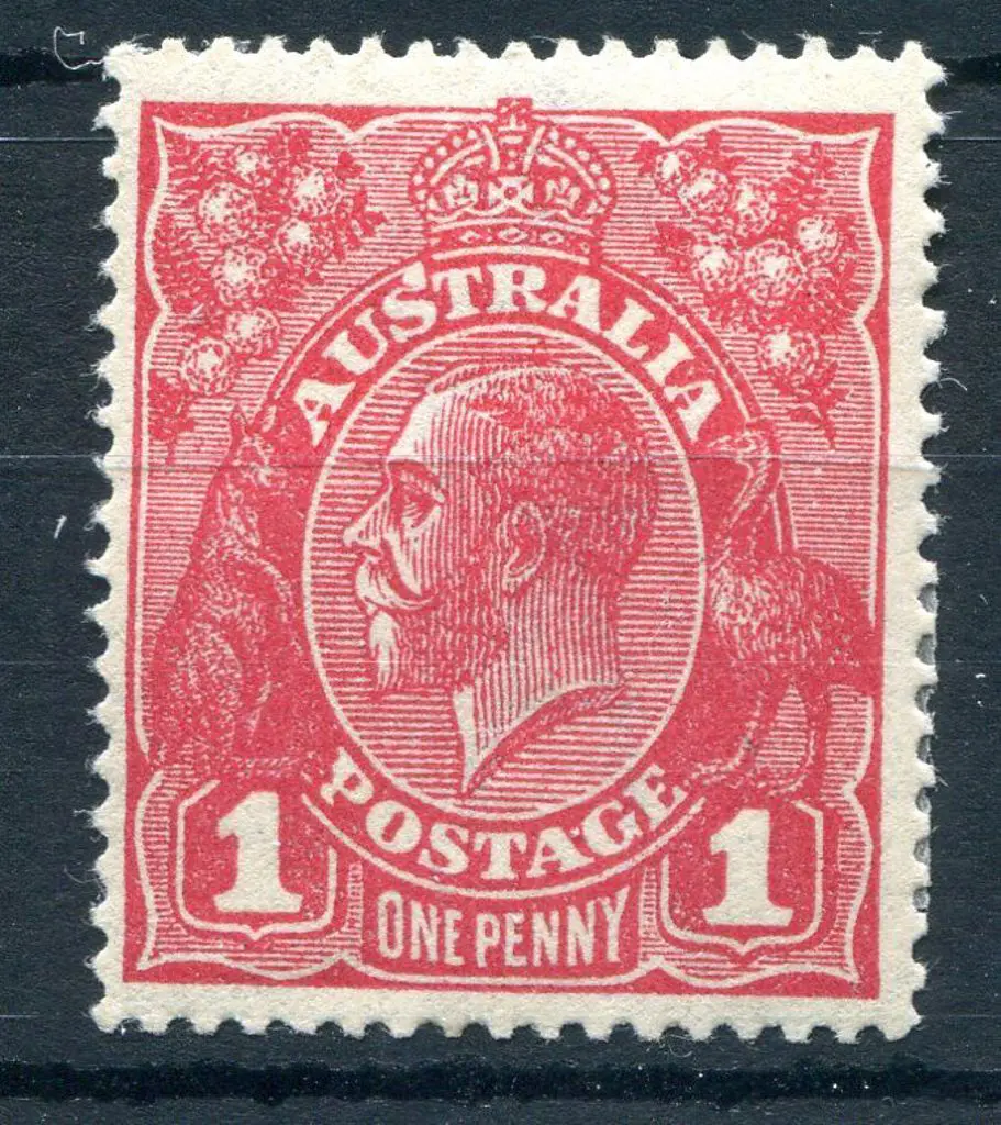 1914-20 Single Watermark 1d red, Die III with ... Image 1++