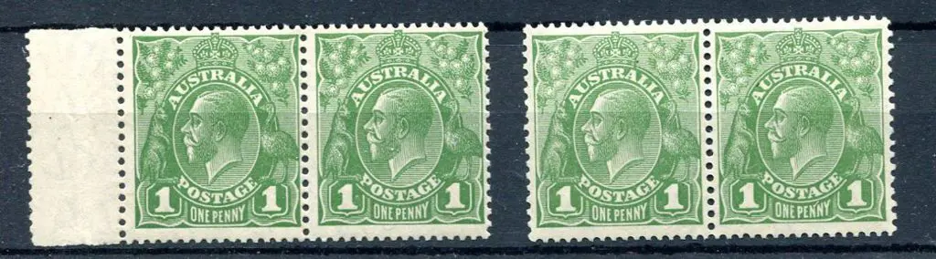 1926-30 Small Multiple Watermark Perf. 13½x12½ 1d ... Image 1++