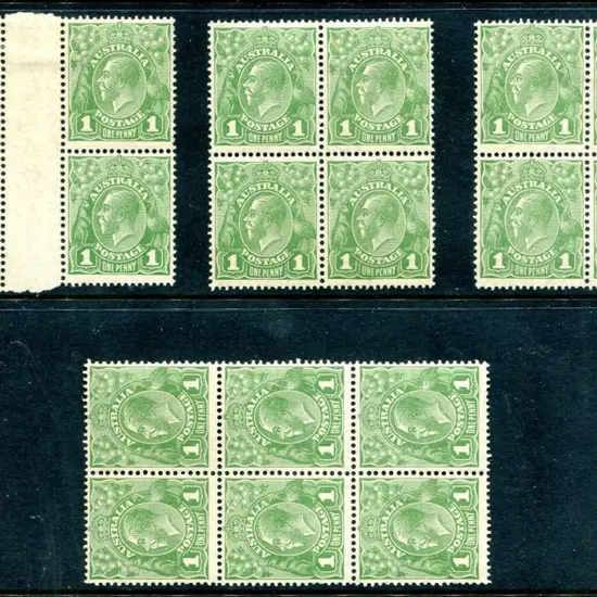 1926-30 Small Multiple Watermark Perf. 13½x12½ 1d ...
