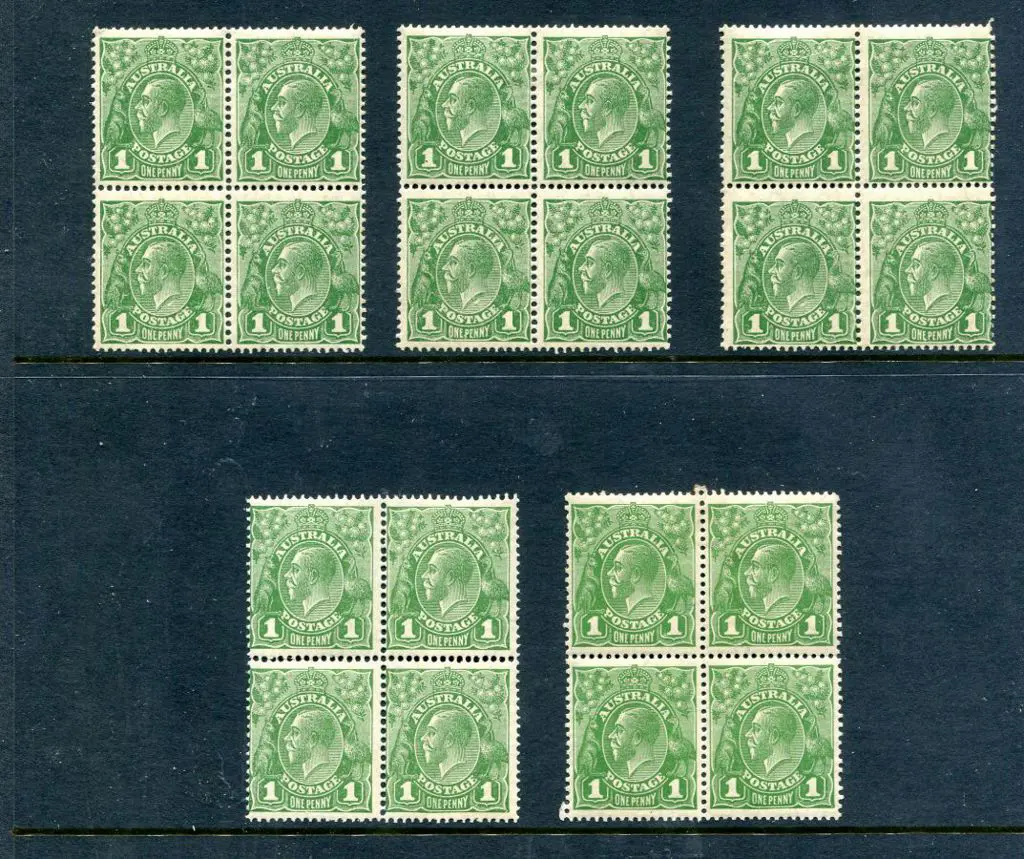 1926-30 Small Multiple Watermark Perf. 13½x12½ 1d ... Image 1++