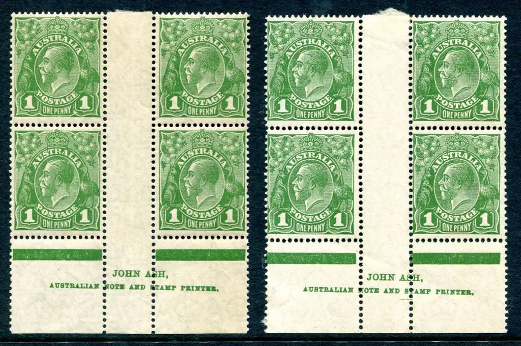 1926-30 Small Multiple Watermark Perf. 13½x12½ 1d ... Image 1++