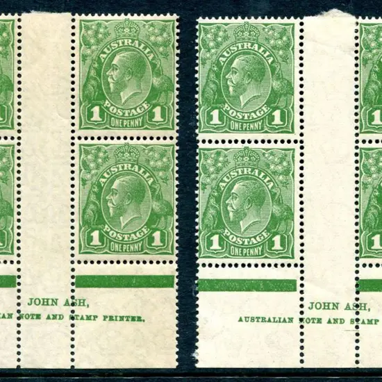 1926-30 Small Multiple Watermark Perf. 13½x12½ 1d ...
