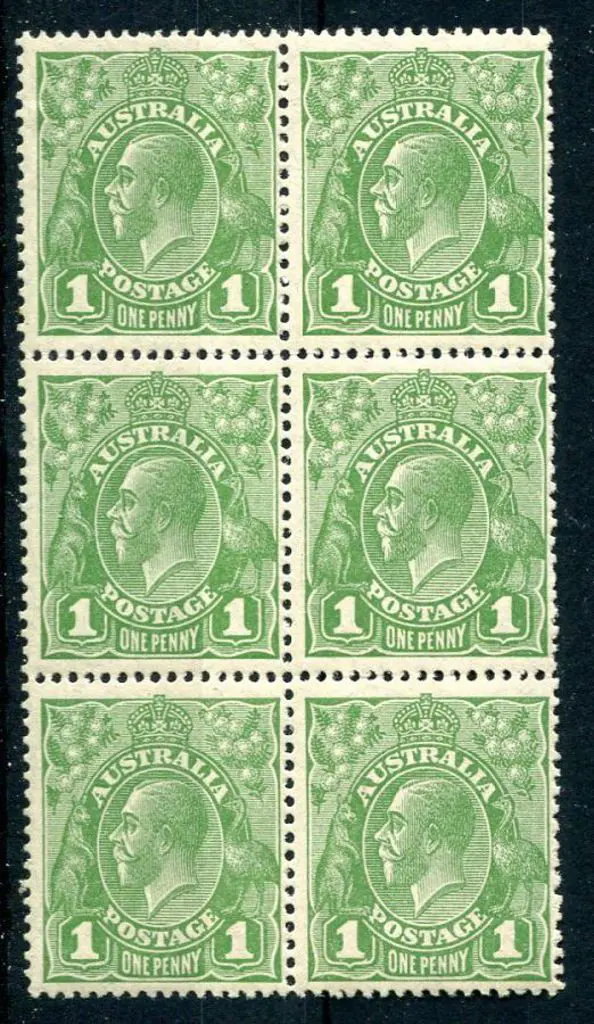 1926-30 Small Multiple Watermark Perf. 13½x12½ 1d ... Image 1++