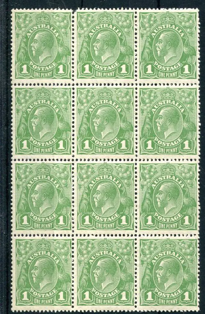 1926-30 Small Multiple Watermark Perf. 13½x12½ 1d ... Image 1++